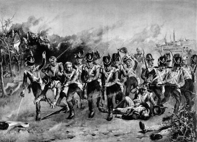 Waterloo-i csata (fotómetszet) alkotó: Laslett John Pott